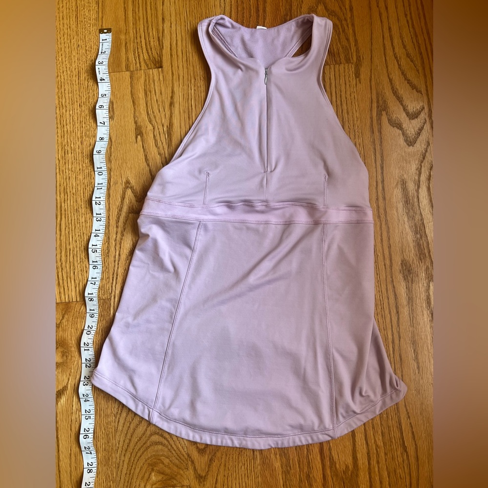 lululemon athletica Lavender Tank Top with Front Zip